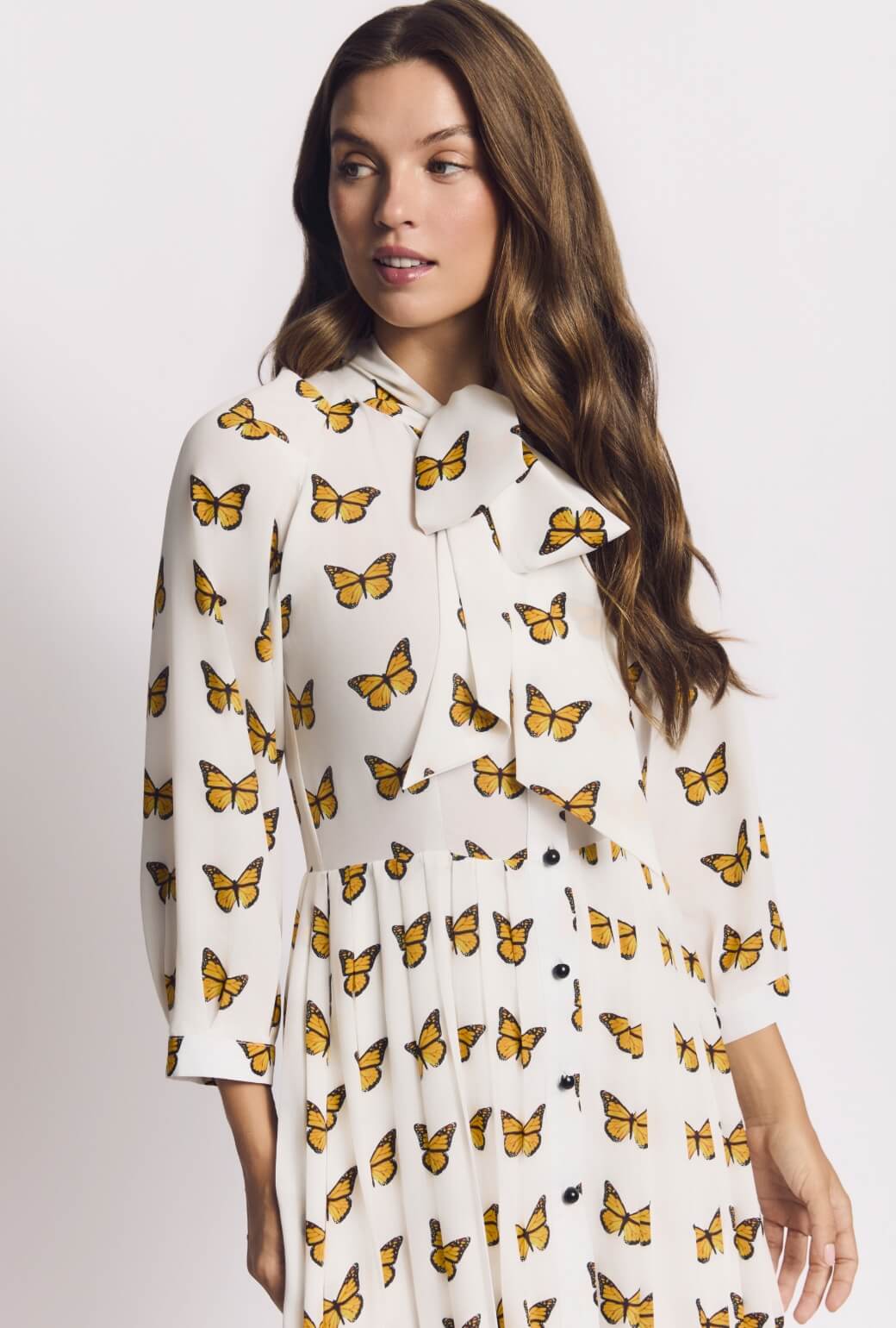 9 to 5 Shirtdress MAXI - Butterflies - Image 4
