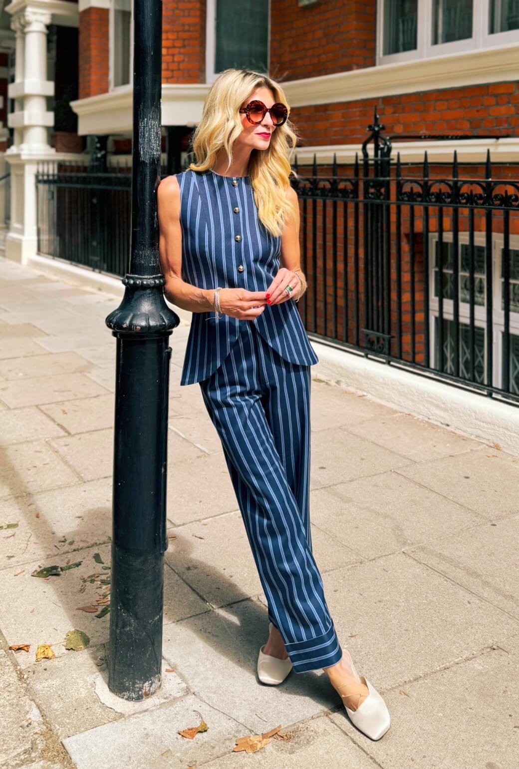 Annie Vest - Dewberry Stripe - Image 3
