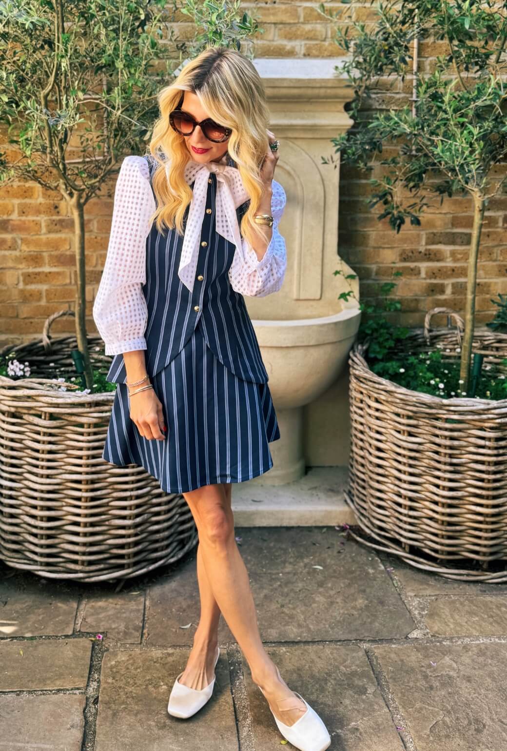 Annie Vest - Dewberry Stripe - Image 7