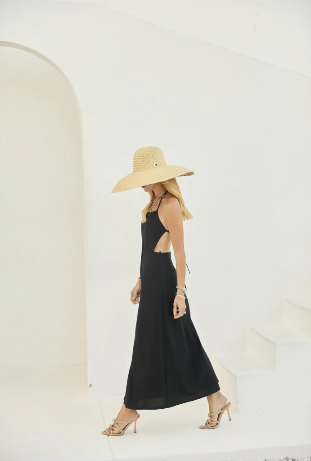 Apron Dress - Black - Image 4