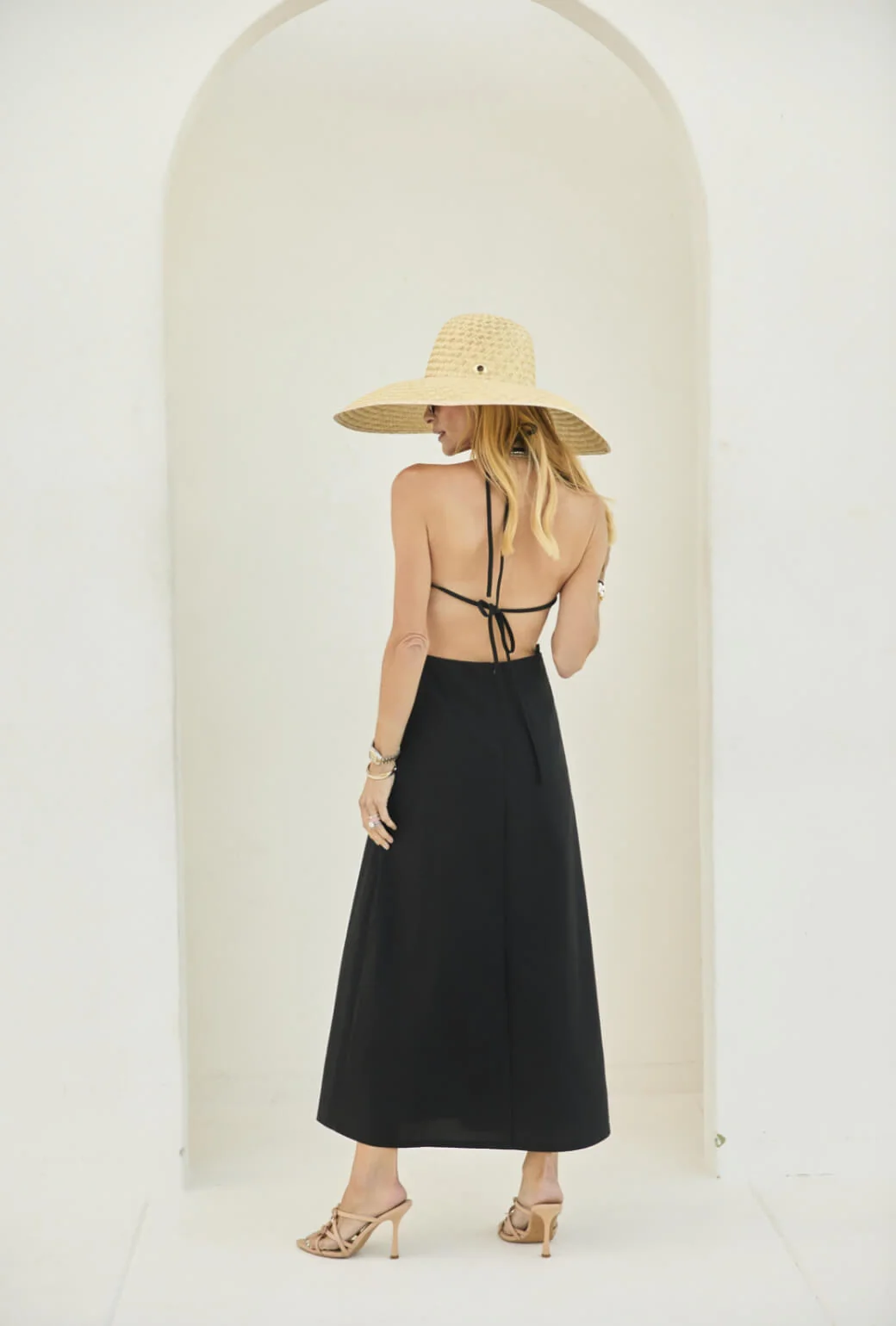 Apron Dress - Black - Image 5