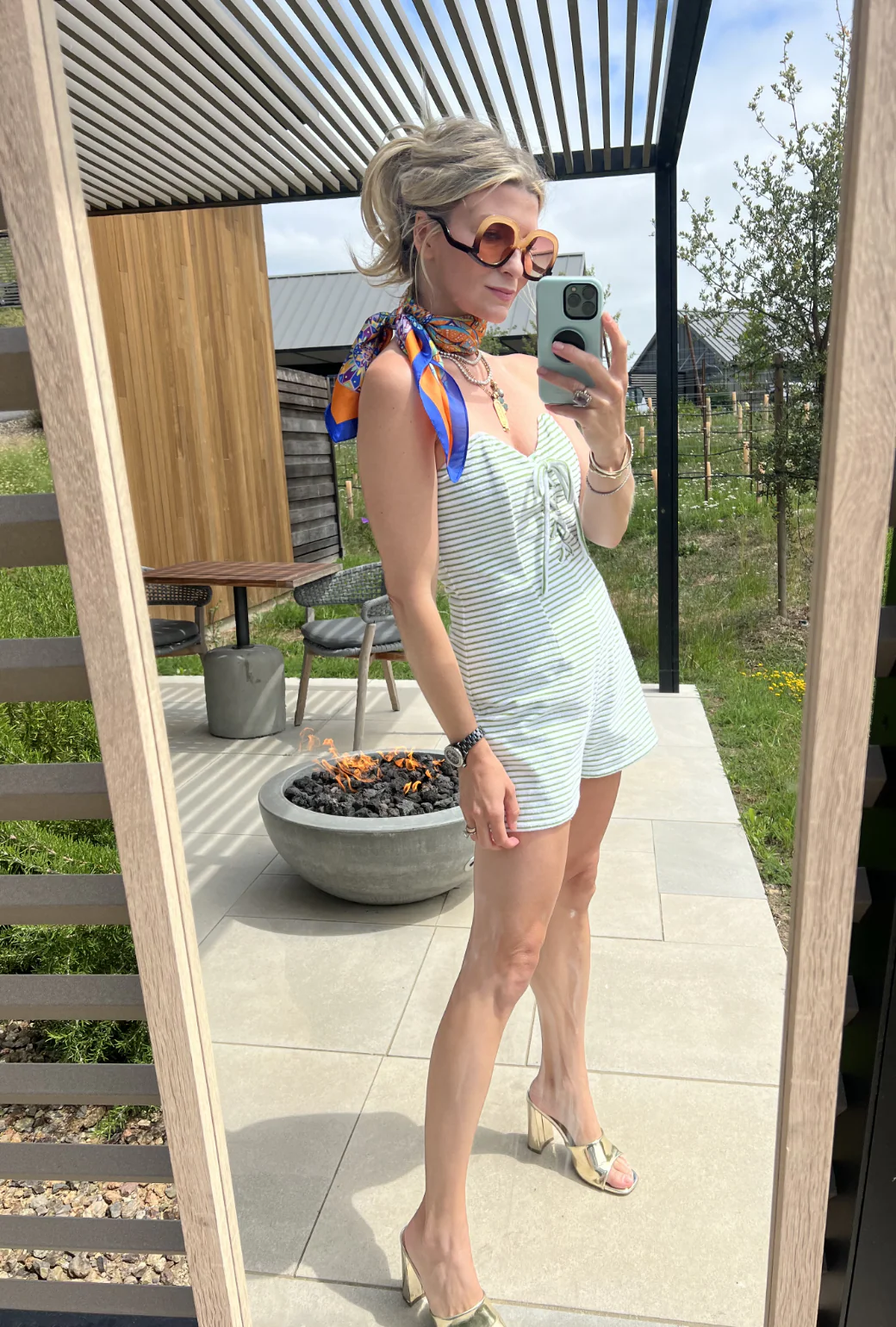 Barbie Bustier Romper - Terry Cloth - Image 8