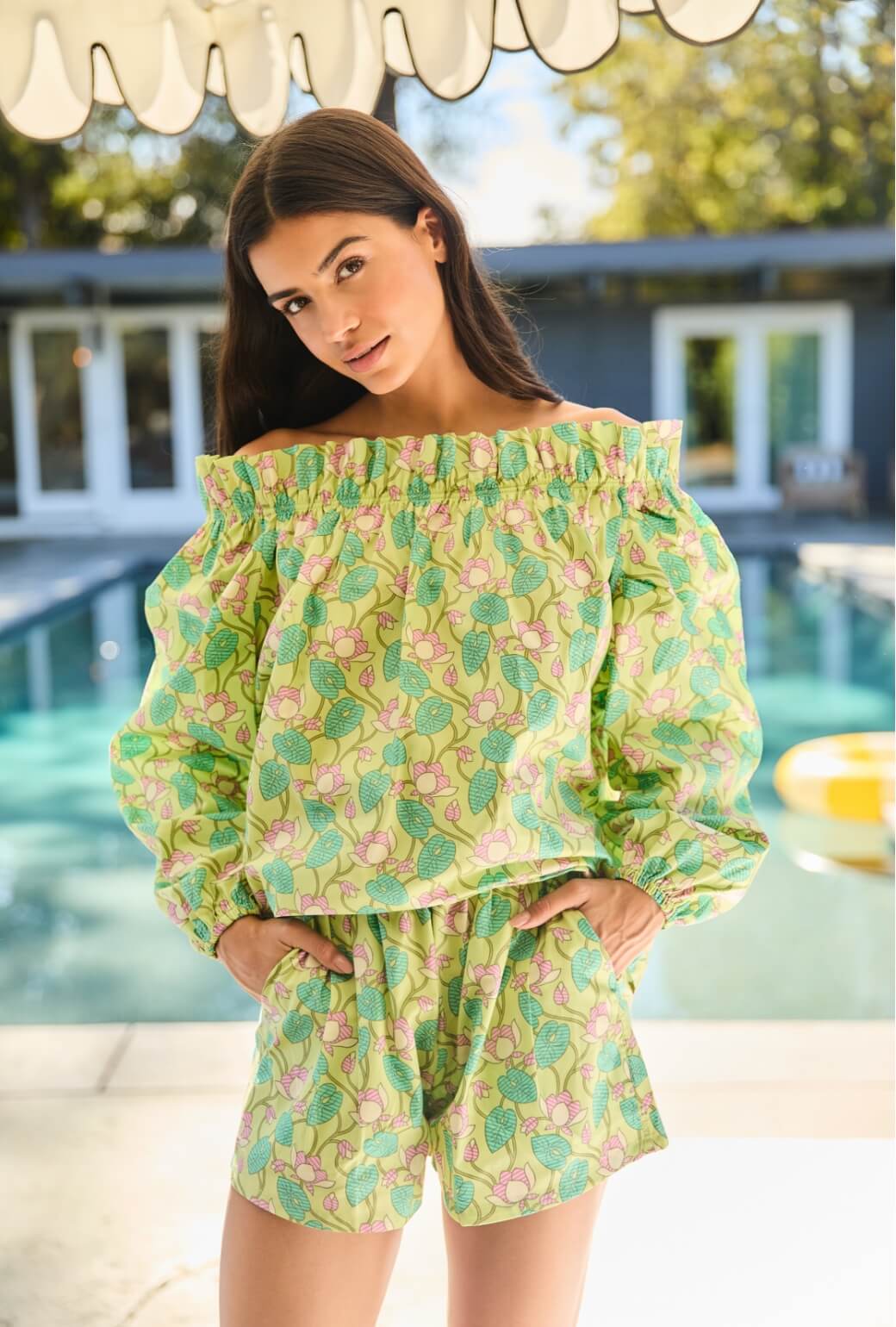 Bettie Ann Blouse - Lotus Flower - Image 2
