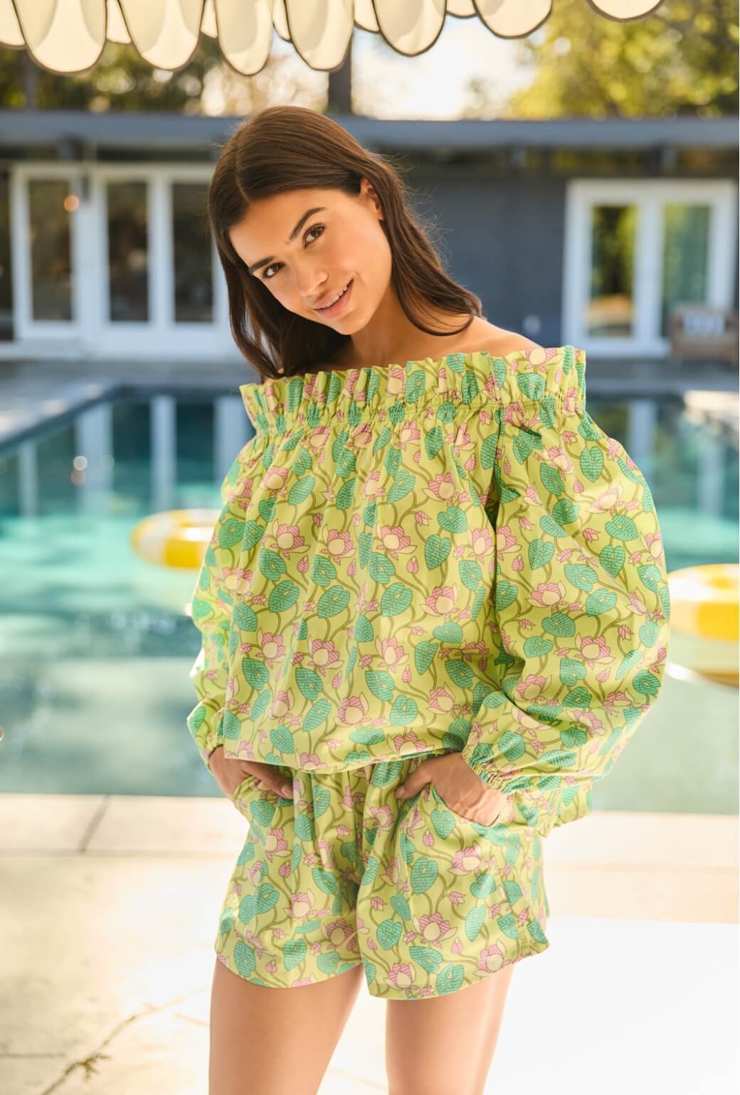 Bettie Ann Blouse - Lotus Flower - Image 5