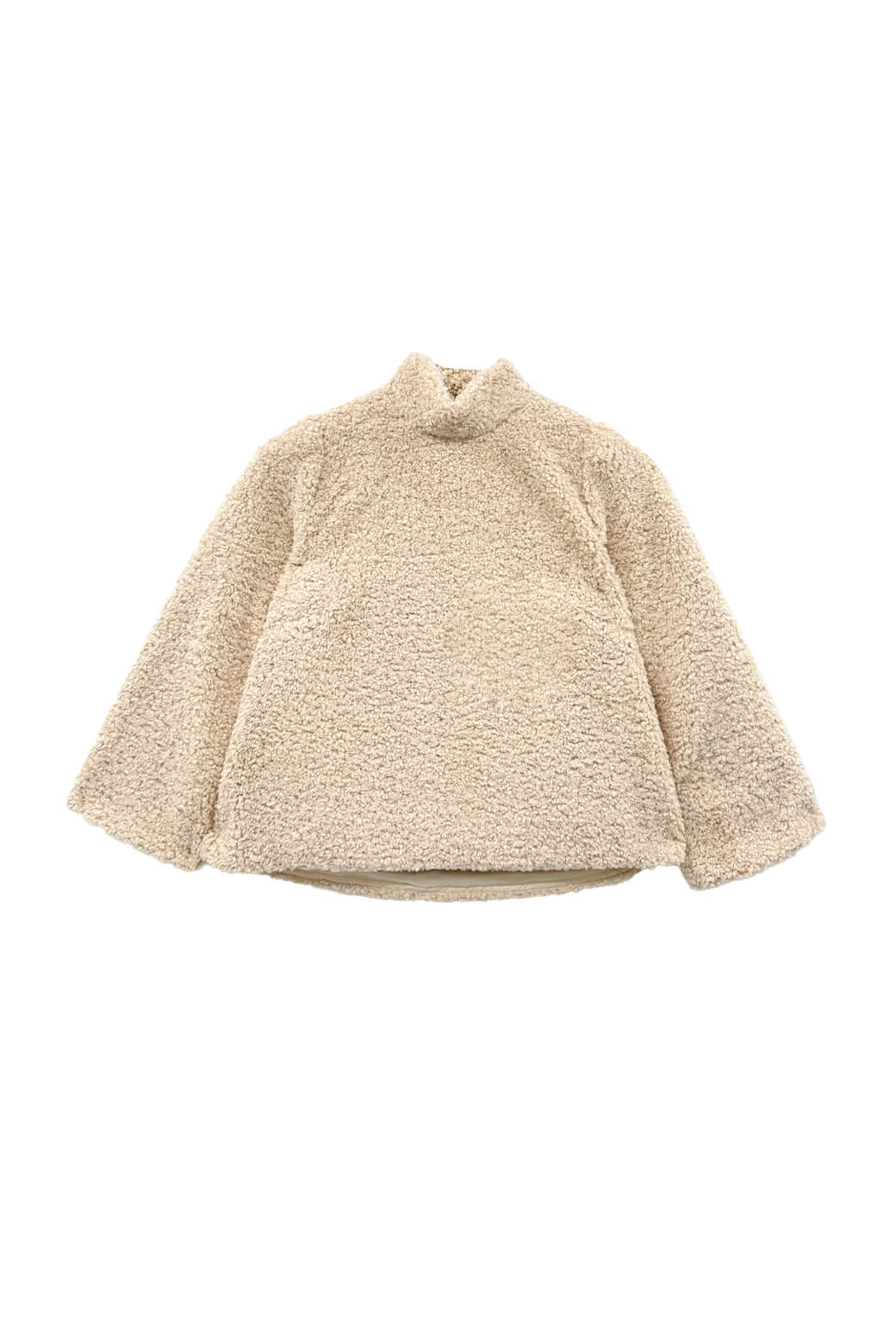 Buru x Anna Kloots Boxy Turtleneck - Ivory Fur - Image 3