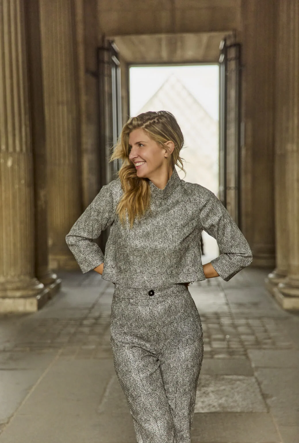 Buru x Anna Kloots Twiggy Top - Silver Shimmer - Image 3
