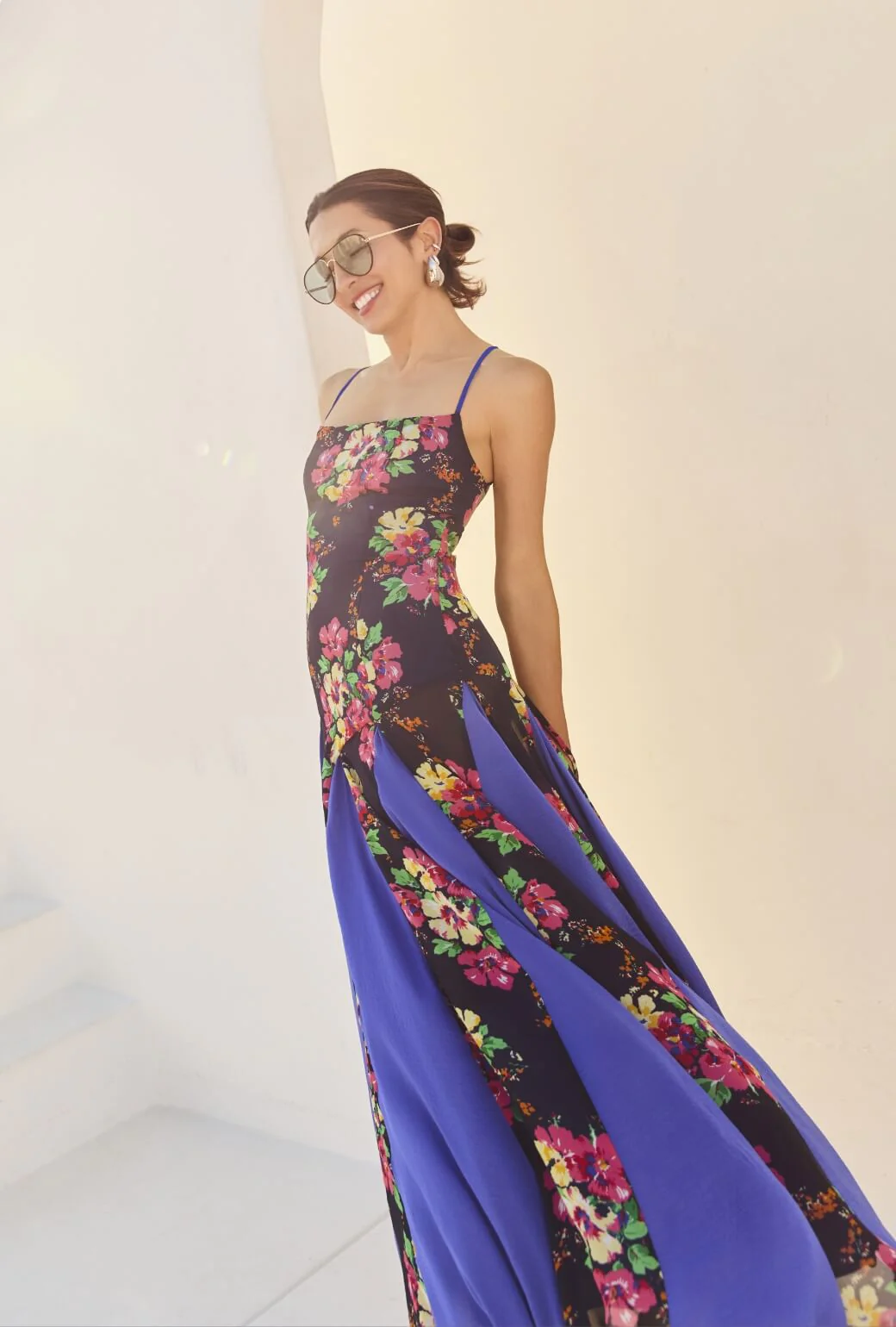 Buru x India 2.0 The Libertine Dress - Midnight Bouquet - Image 2