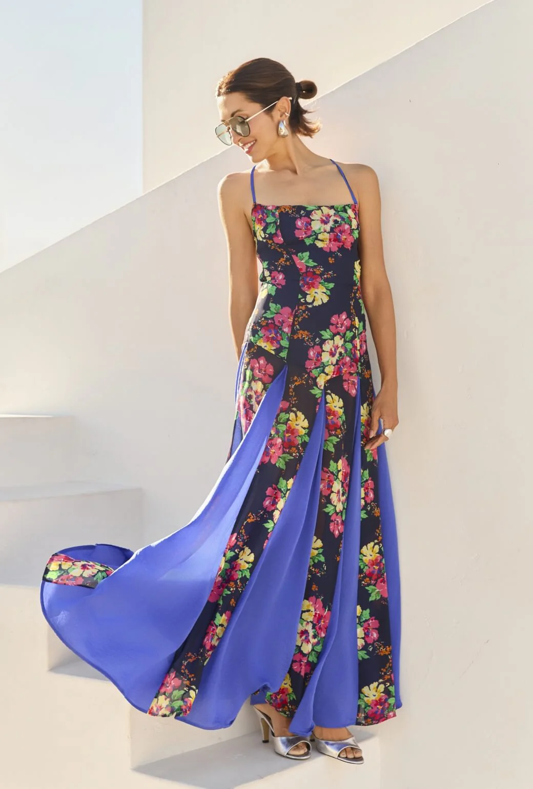 Buru x India 2.0 The Libertine Dress - Midnight Bouquet - Image 3