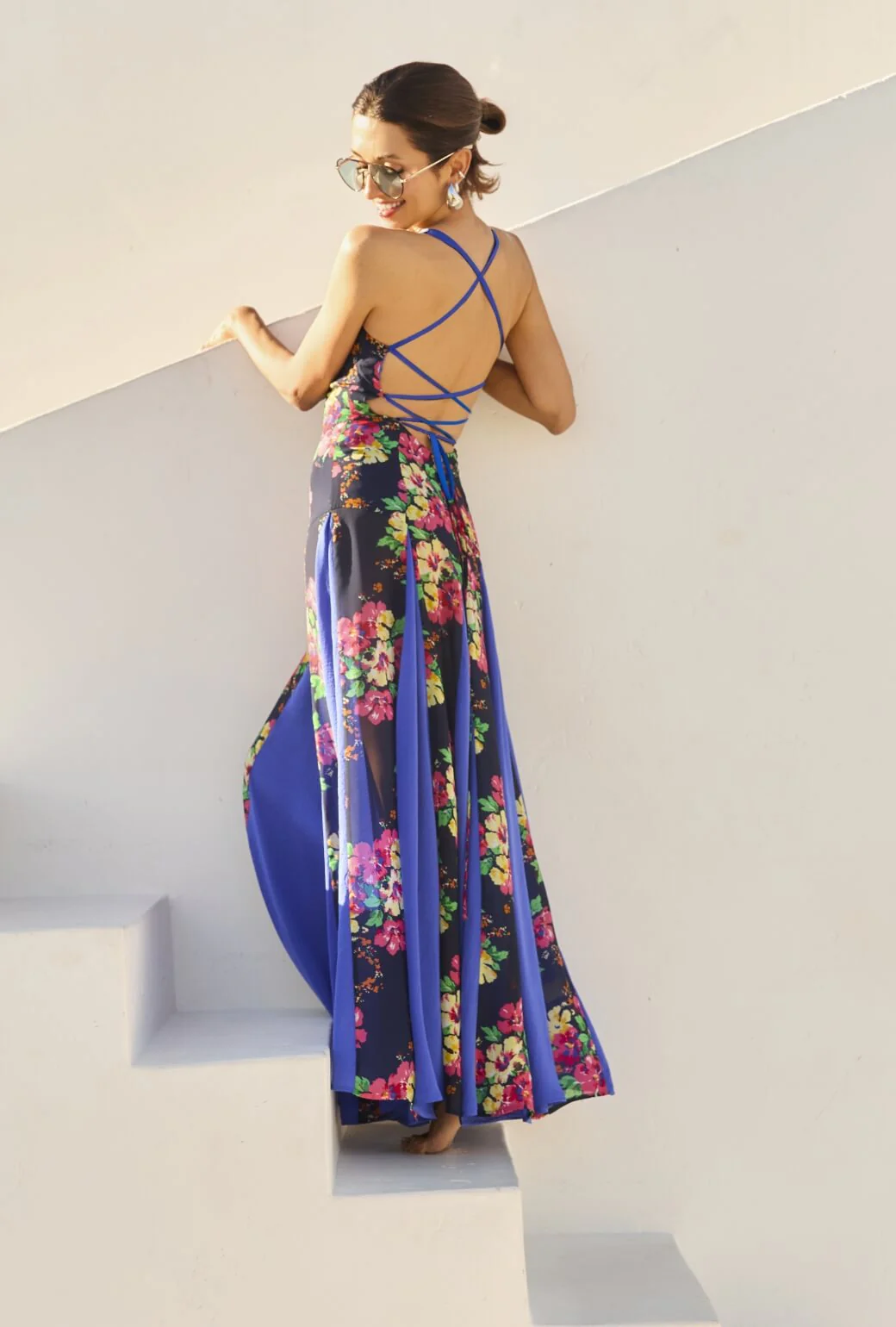 Buru x India 2.0 The Libertine Dress - Midnight Bouquet - Image 4