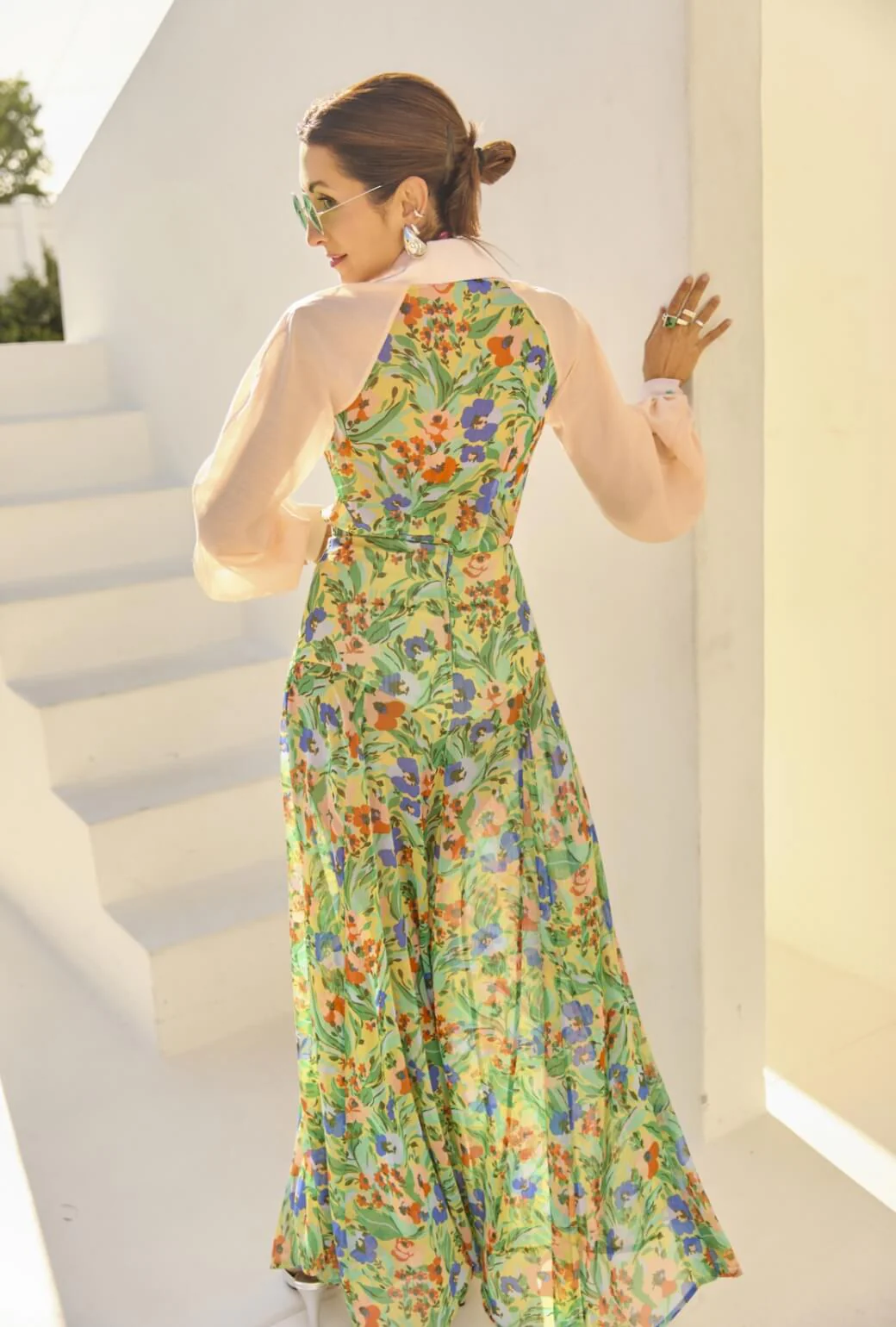 Buru x India The Libertine Skirt 2.0-Citrus Floral - Image 3
