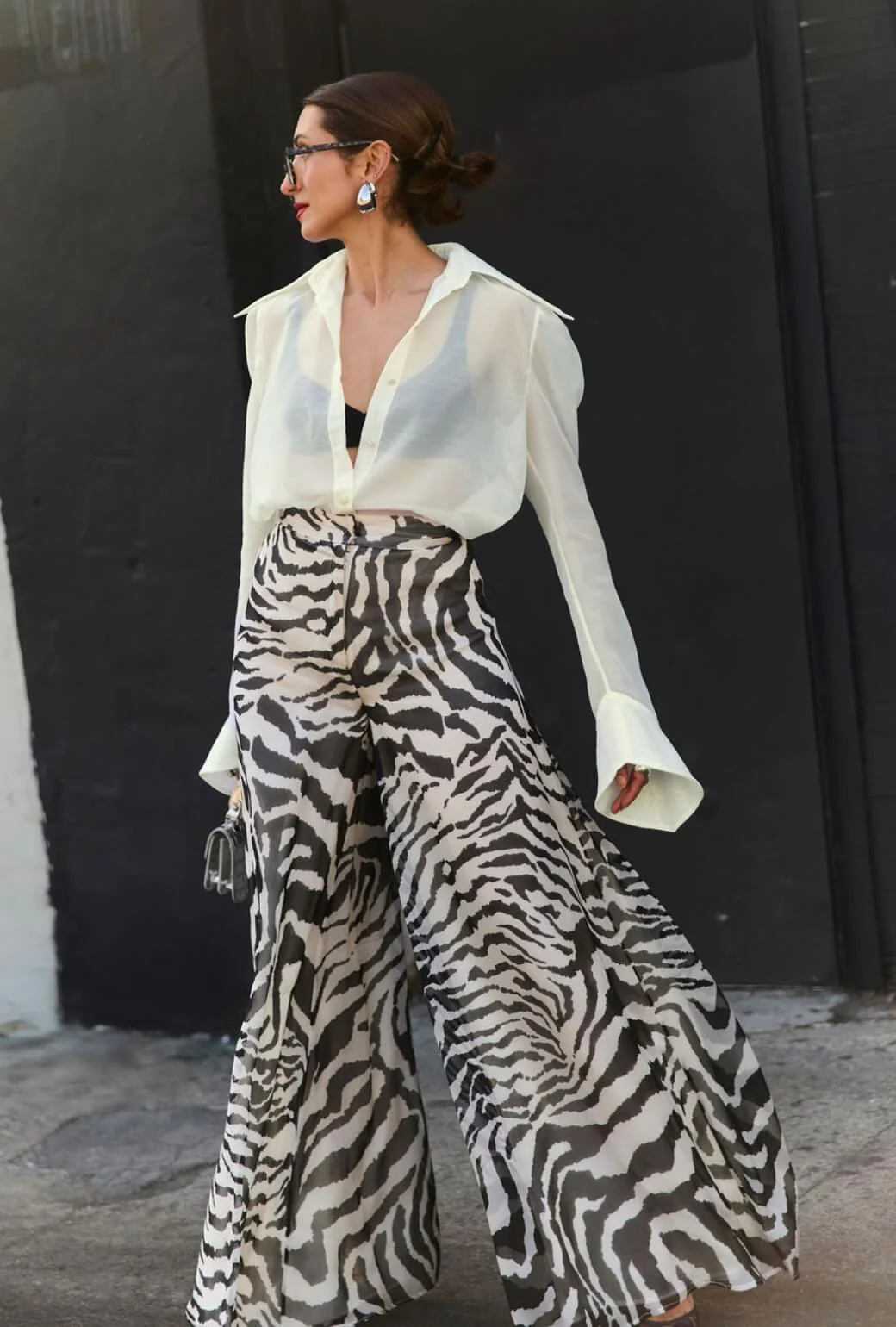 Buru x India The Wendy Darling Wide Leg - Zebra - Image 3