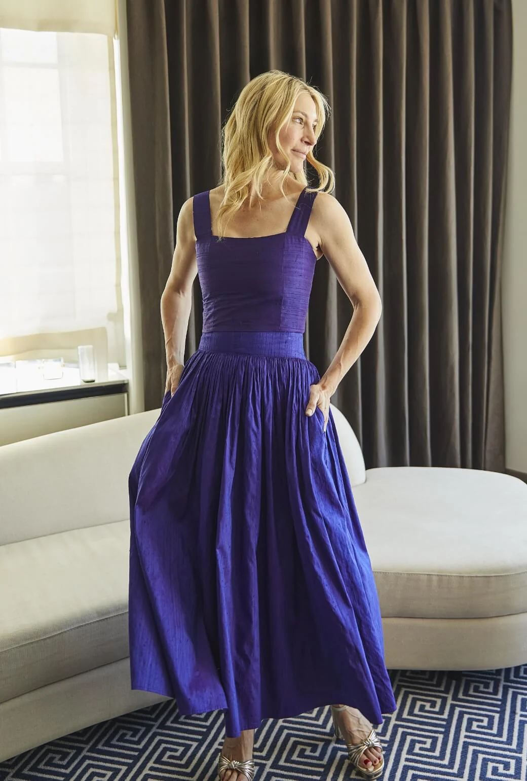 Buru x Kristin Kennedy Bella Bustier - Violet Silk - Image 6