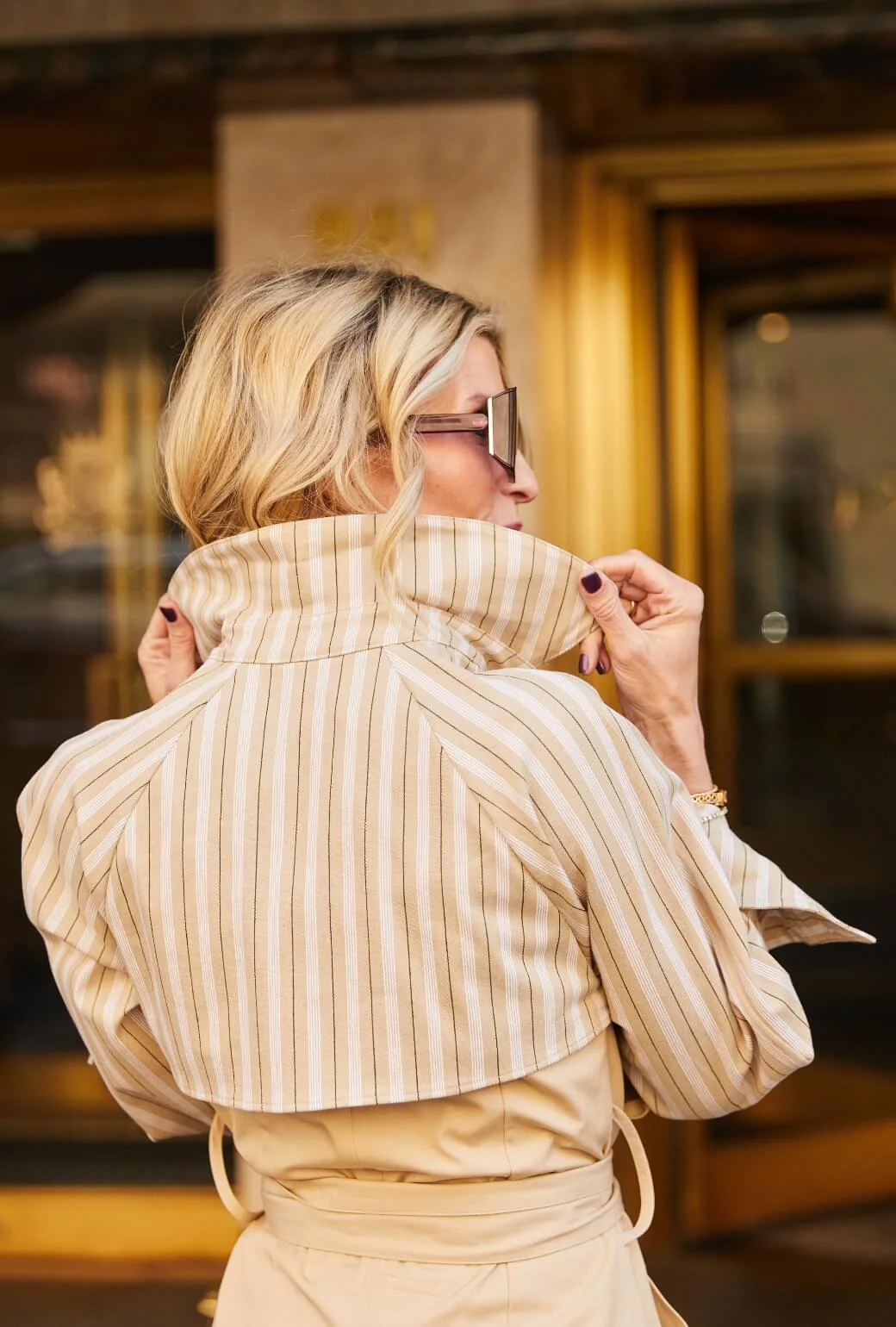 Le Contrast Trench MIDI - Khaki Duet - Image 7