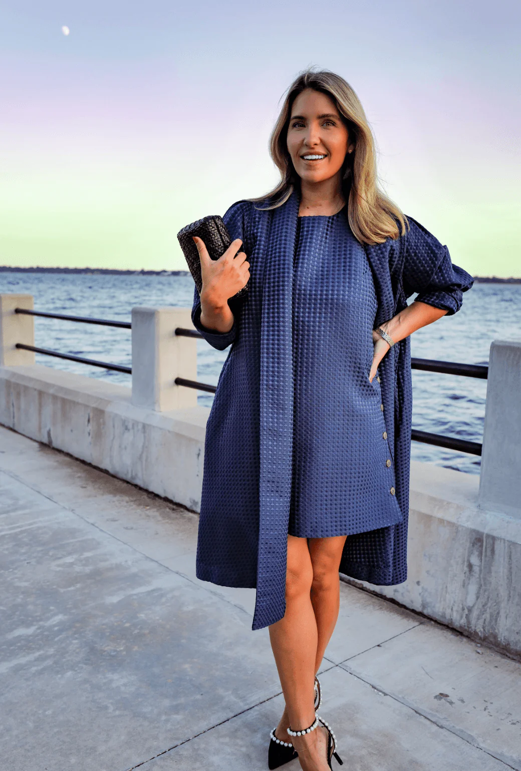 Jackie Dress - Chelsea Blue Dot - Image 4