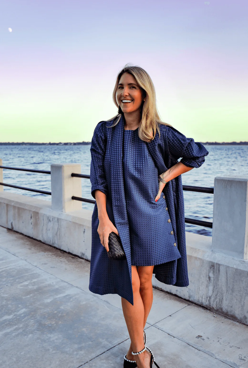 Jackie Dress - Chelsea Blue Dot - Image 5