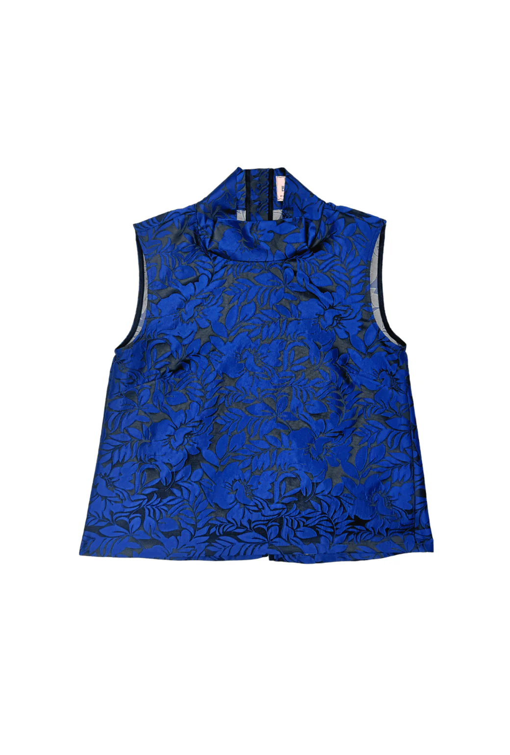 Top Cropped - Navy & Black