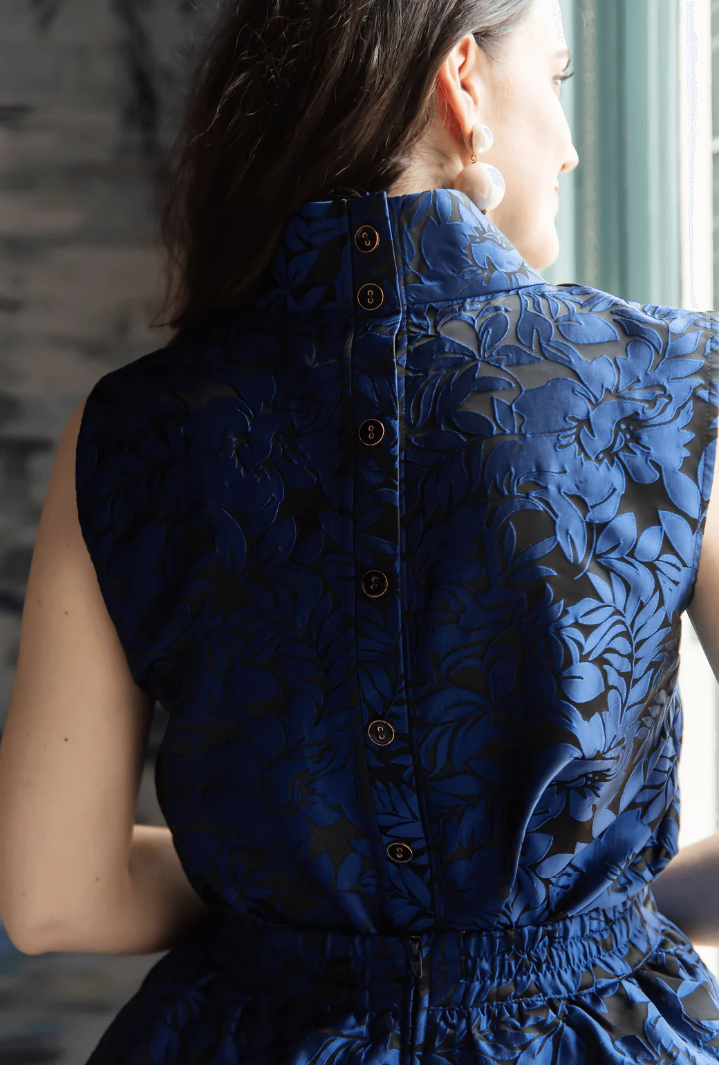 Top Cropped - Navy & Black - Image 3