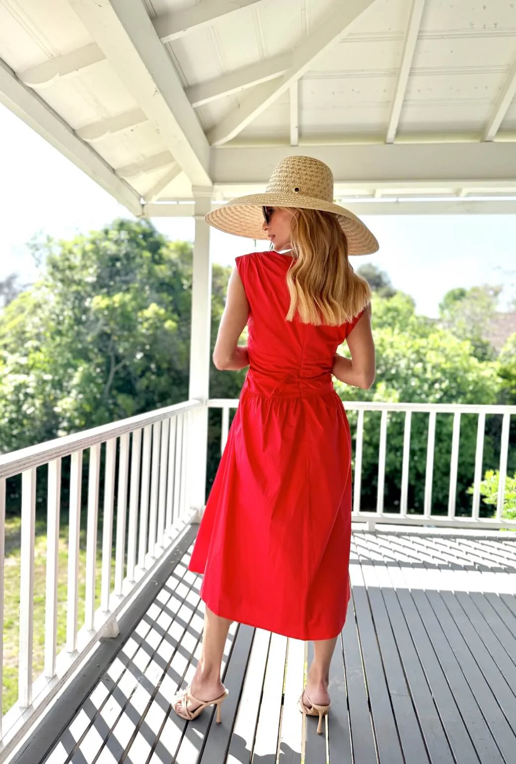 Corset Dress - Red - Image 3