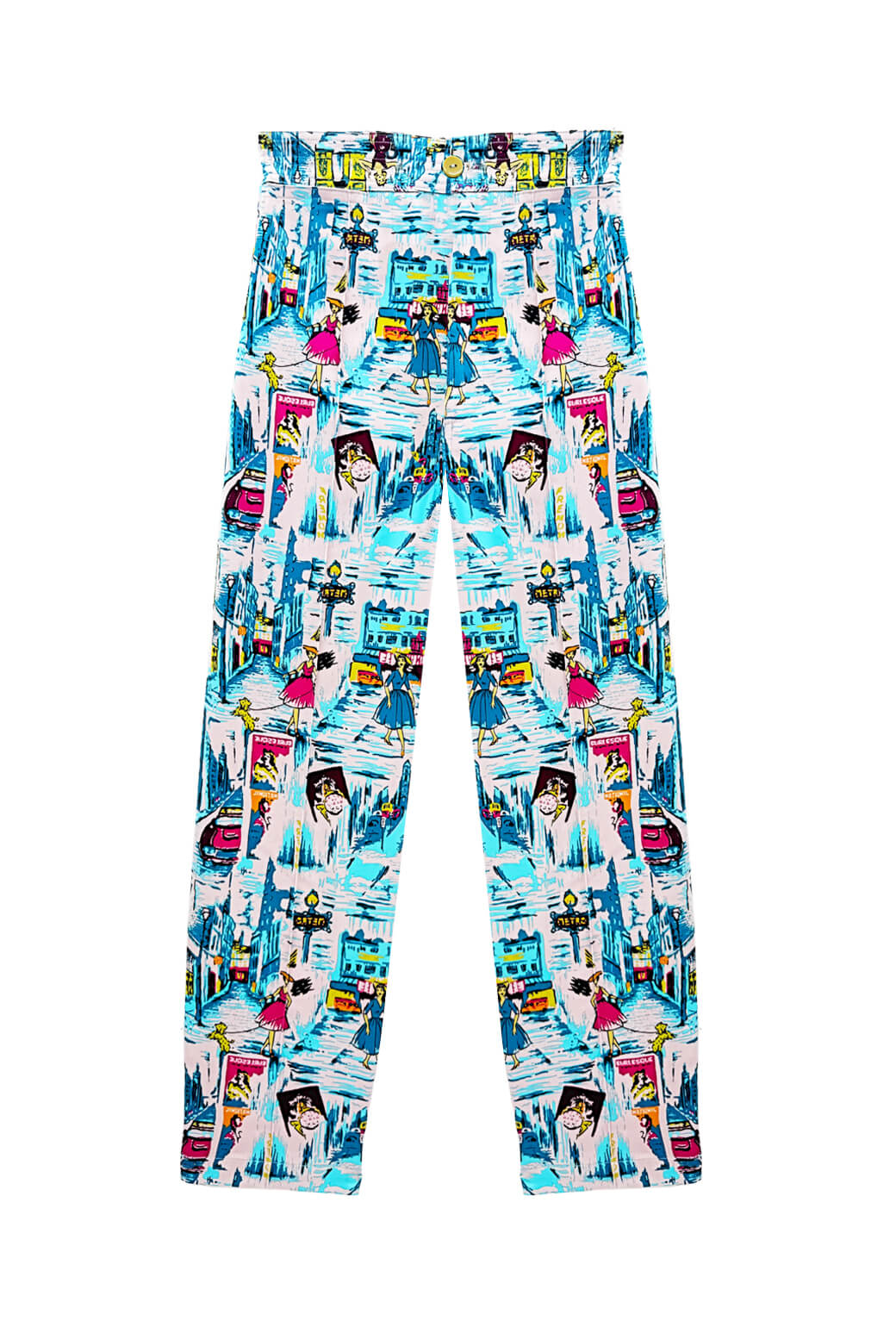 Cropped Cigar Pant - Paris in the Springtime - Image 3