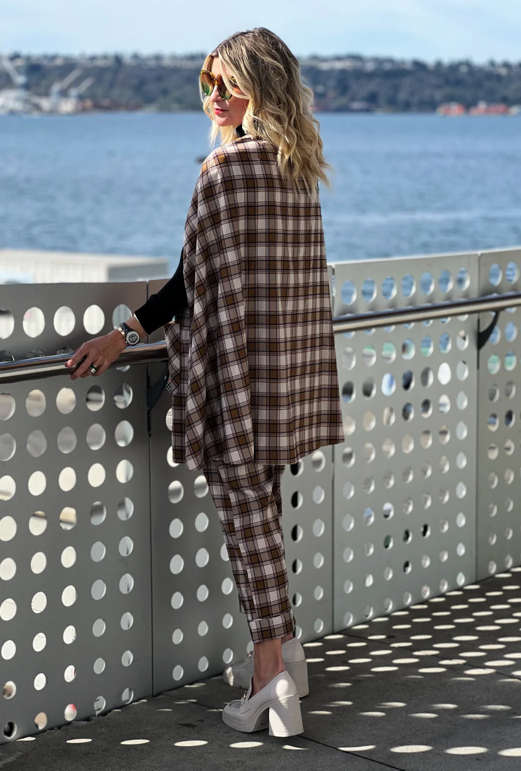 Everyday Pants - Brown Plaid - Image 4