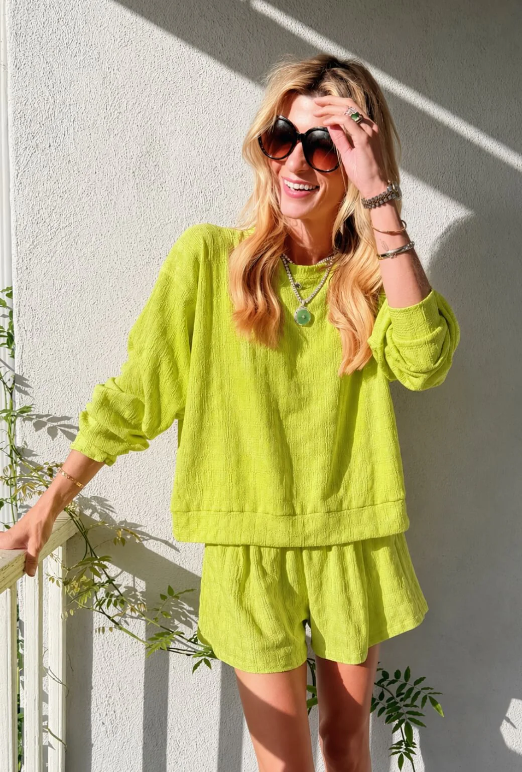 Everyday Shorts - Courtside Yellow Knit - Image 2