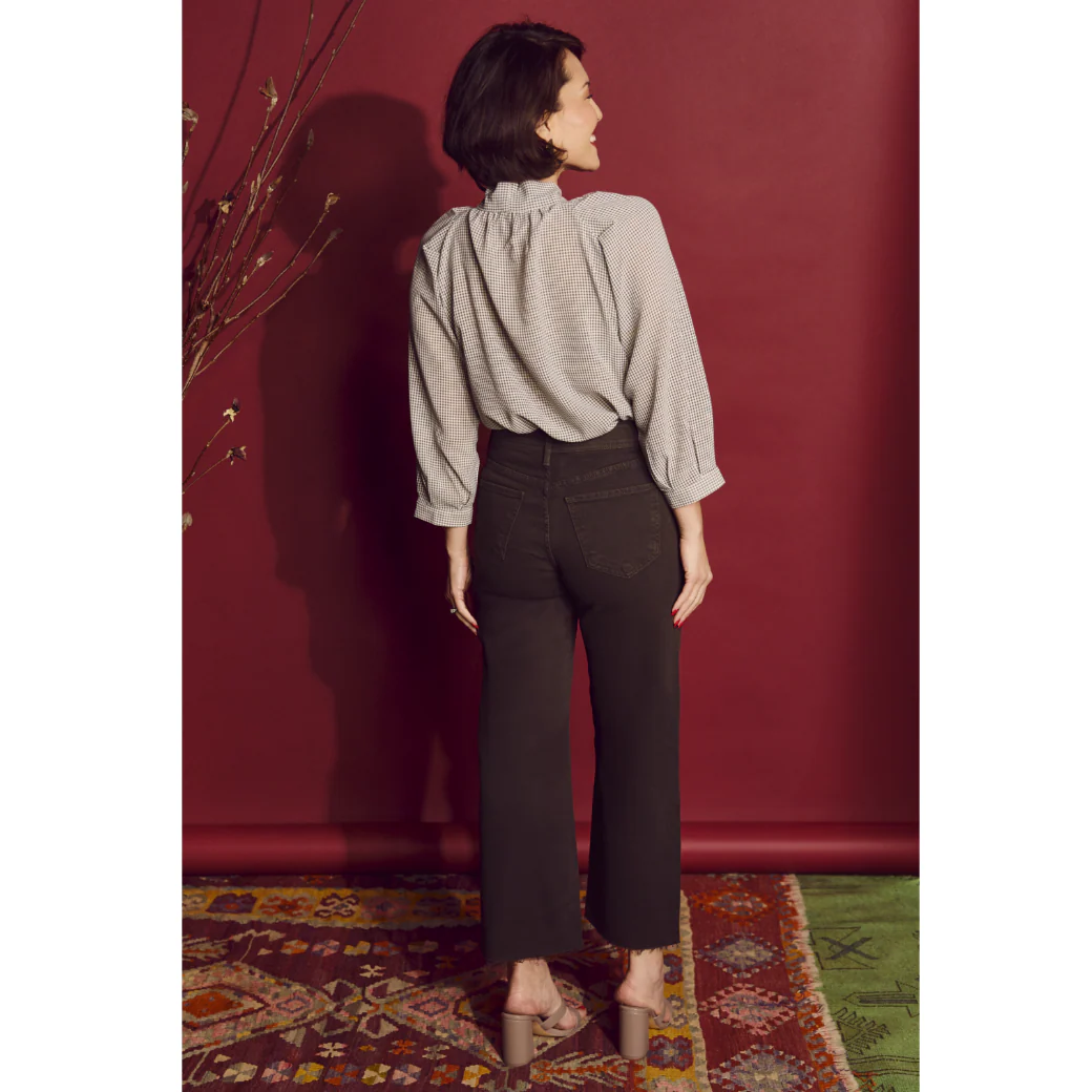 High Rise Sailor Jeans - Dark Olive - Image 14