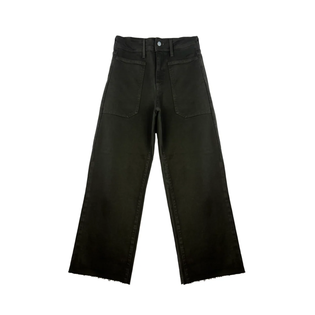 High Rise Sailor Jeans - Dark Olive - Image 20