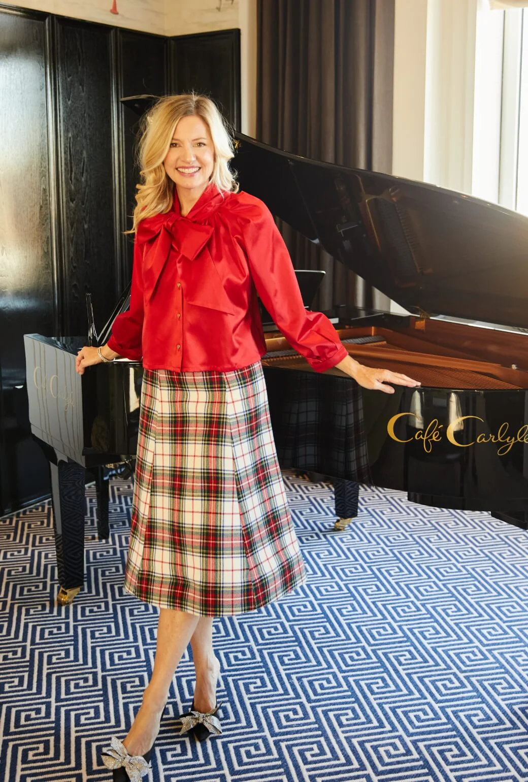 Holiday Guest Skirt MIDI - Stewart Plaid - Image 5