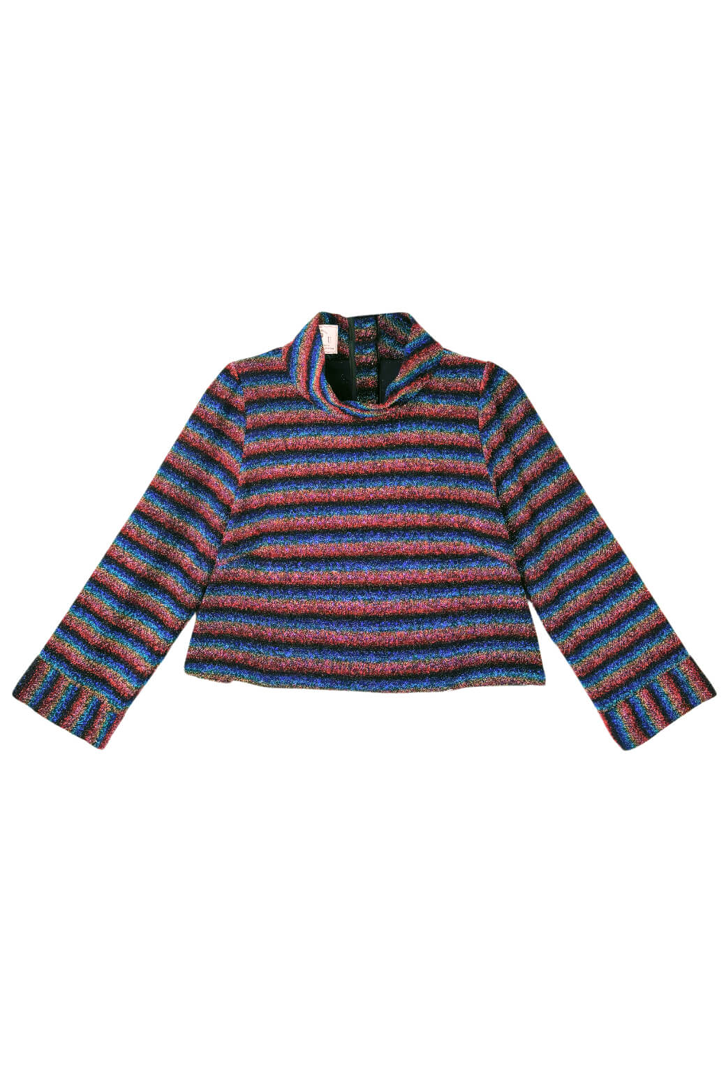 Le Cropped Mod Top - Rainbow Shimmer - Image 4