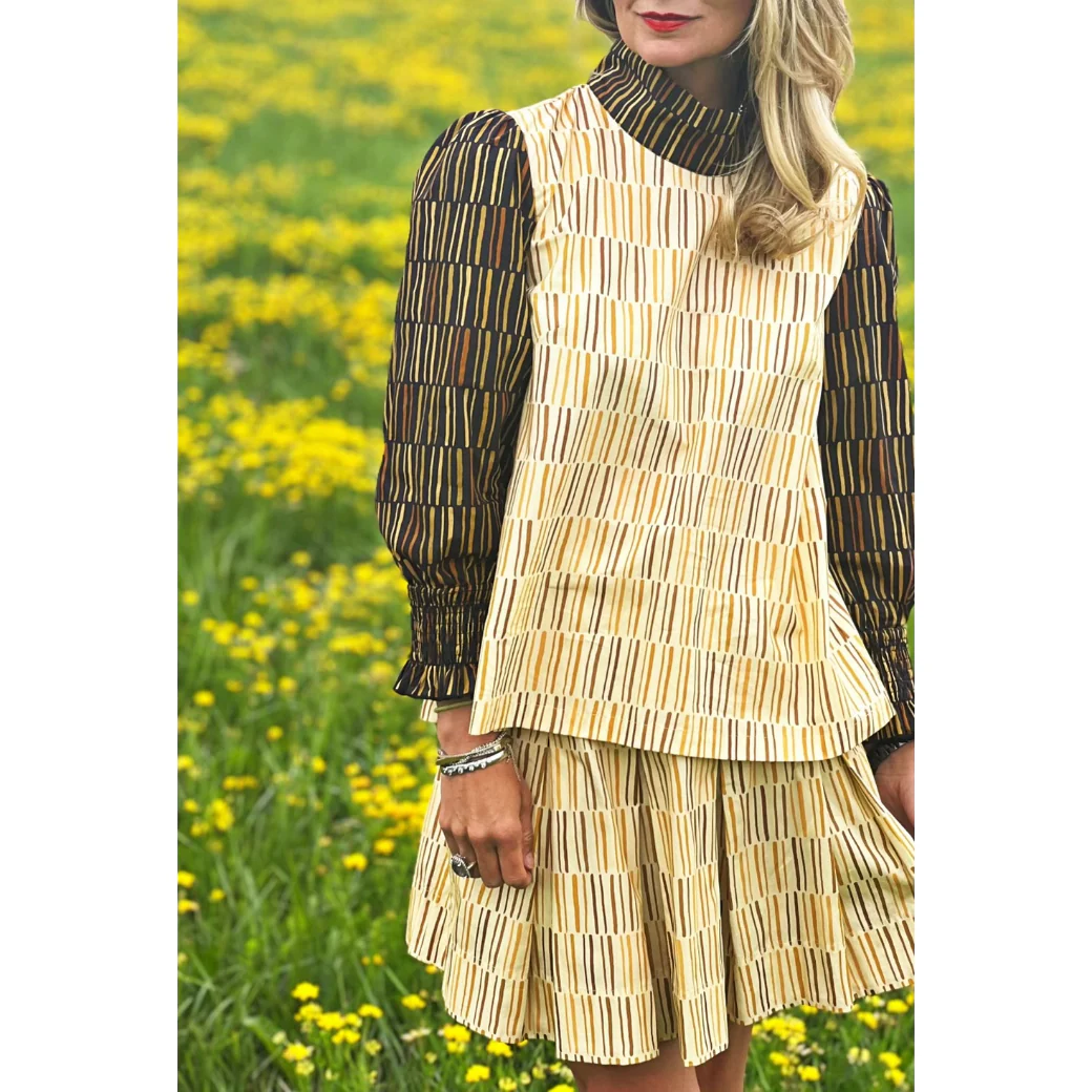 Long Sleeve Mod Top - Matchstick - Image 15