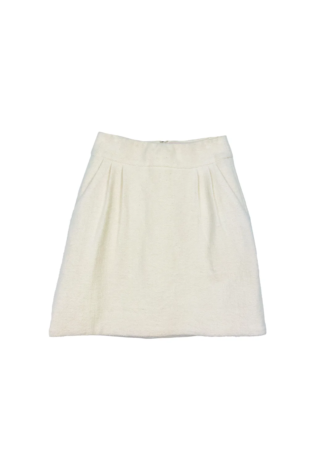 Maggie Mini Skirt - Oatmeal Wave - Image 3