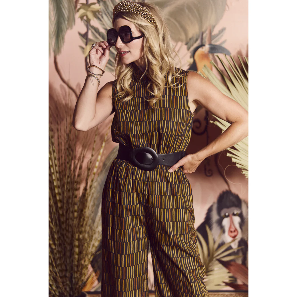 Mod Jumpsuit - Black Matchstick - Image 10