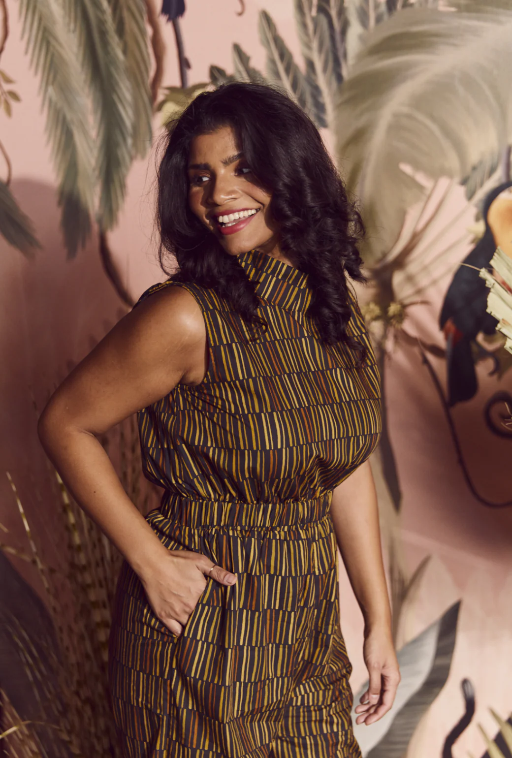 Mod Jumpsuit - Black Matchstick - Image 3