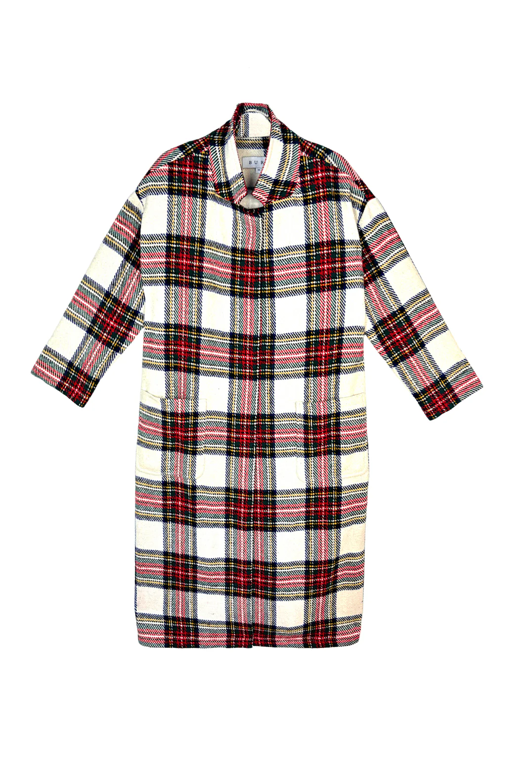 Open Car Coat - Dress Stewart Plaid - Image 3