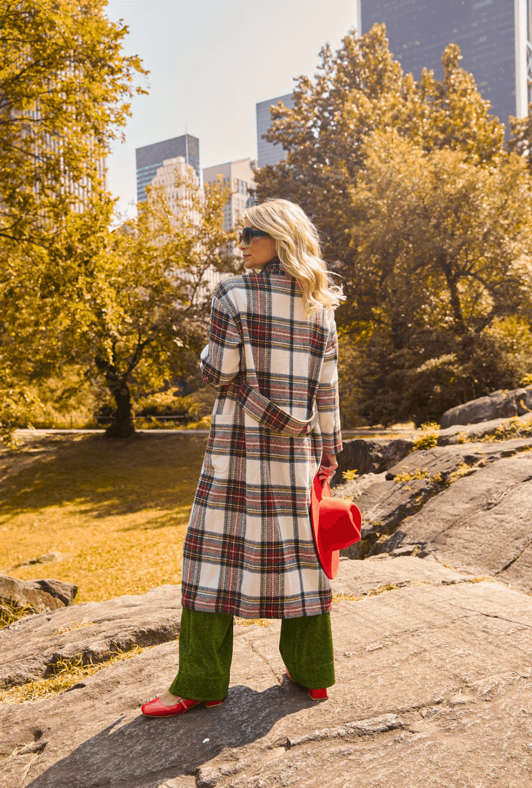 Open Car Coat - Dress Stewart Plaid - Image 5