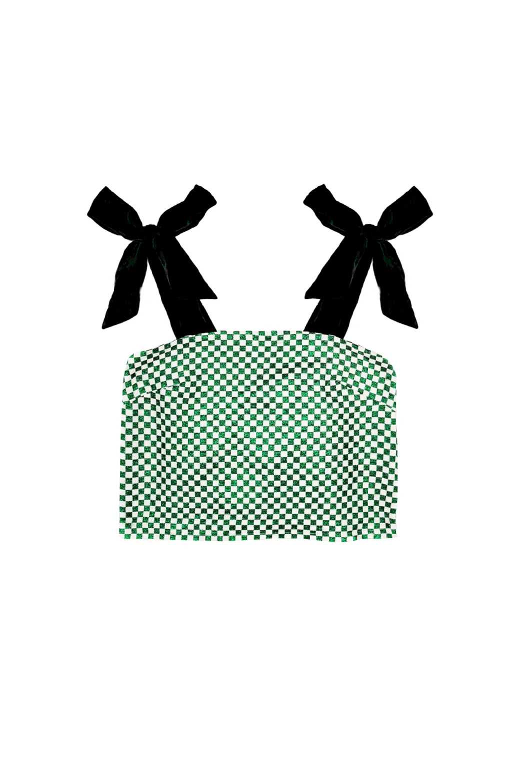 Pillar Top - Emerald Checkerboard Shimmer - Image 2