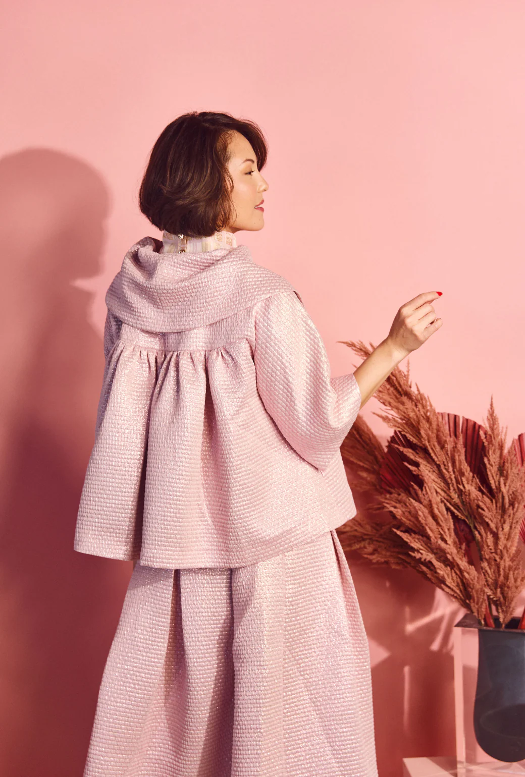 Polly Party Skirt - Pink Quilted - Image 4
