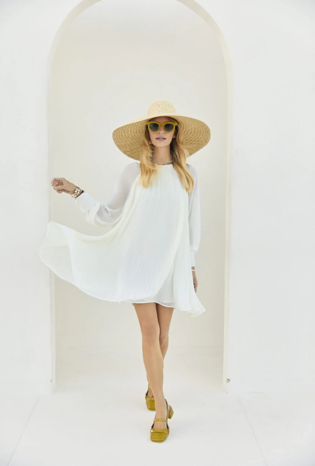 Ruthie Dress - White - Image 5