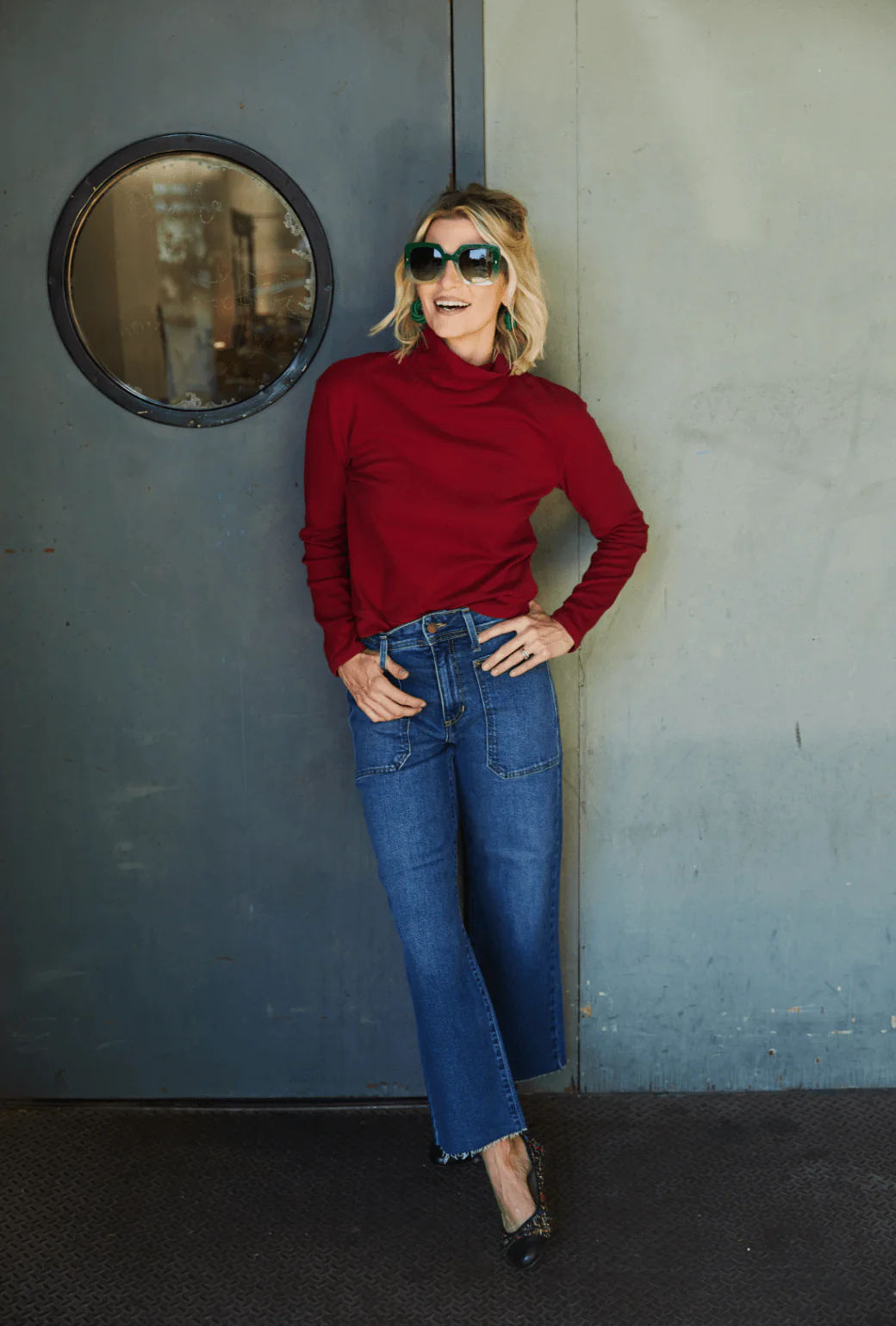 Diane Turtleneck - Garnet - Image 4