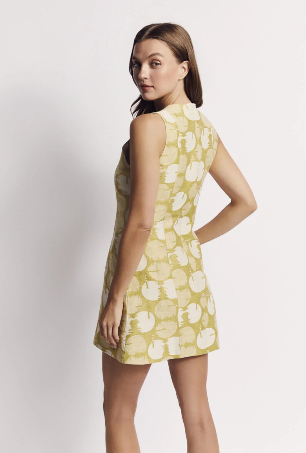 Sleeveless Deco Dress - Tomatillo - Image 10