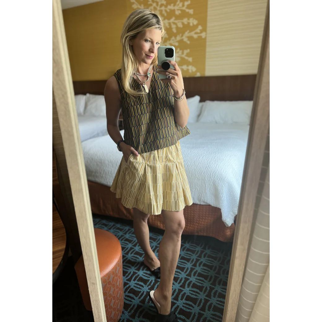 Smocked MINI Skirt - Matchstick - Image 15