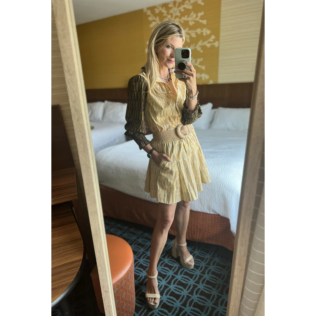 Smocked MINI Skirt - Matchstick - Image 16