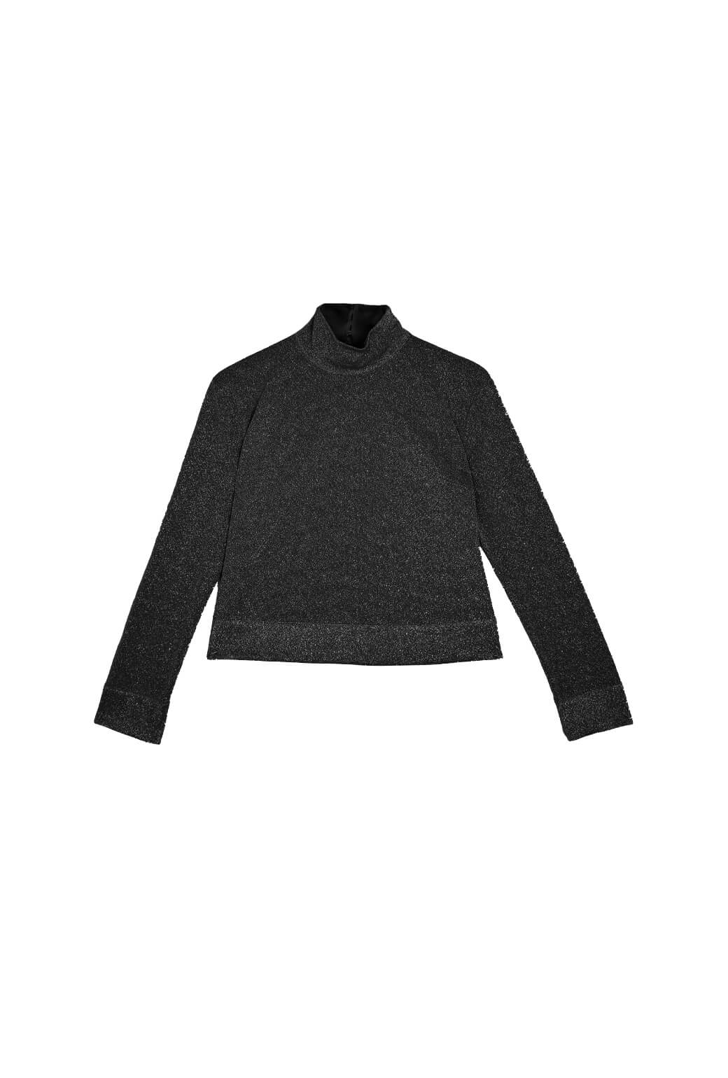 Sparkle Turtleneck - Black - Image 3