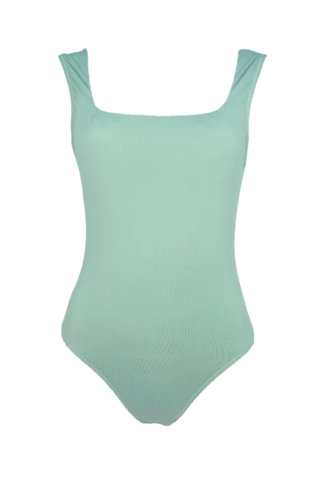 Square Neck One-Piece Swim - Sea Glass - Image 3