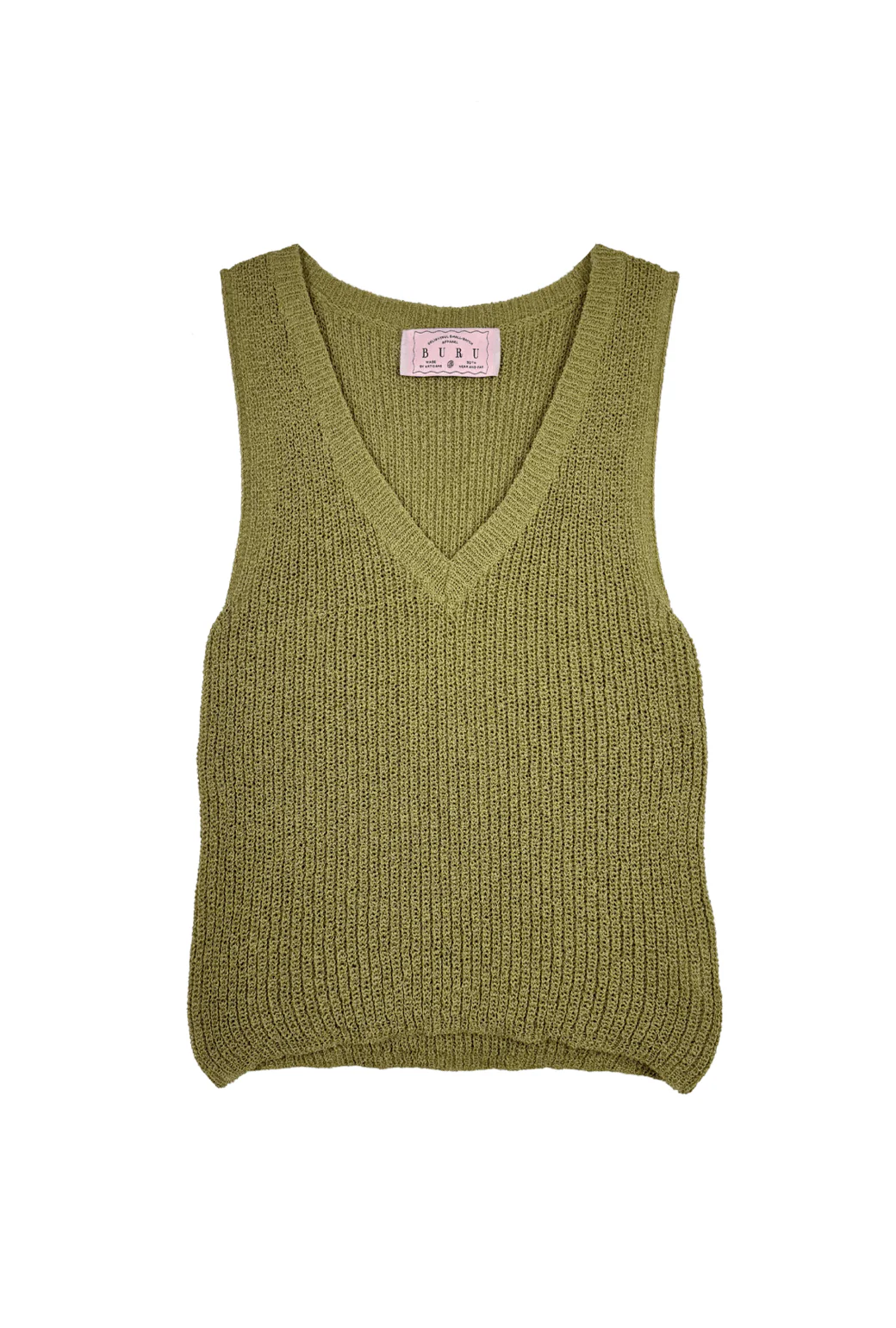Sweater Tank - Olive - Image 4