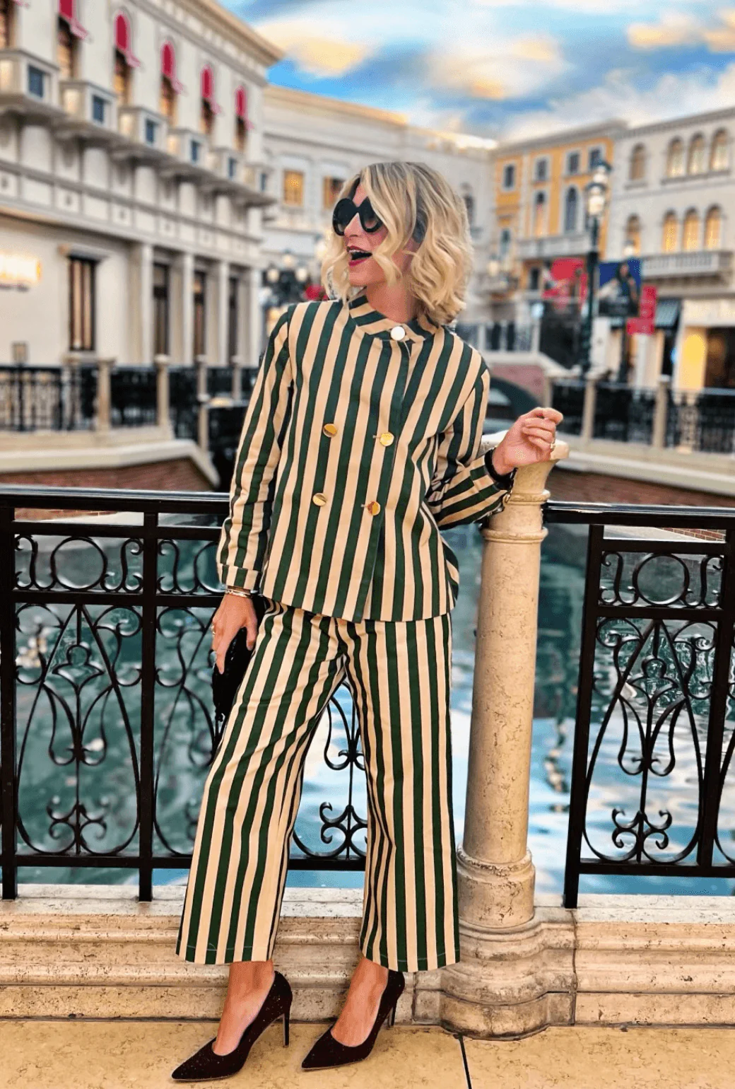 Swell Jacket - Emerald Stripe - Image 2