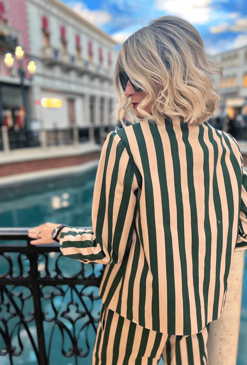 Swell Jacket - Emerald Stripe - Image 4