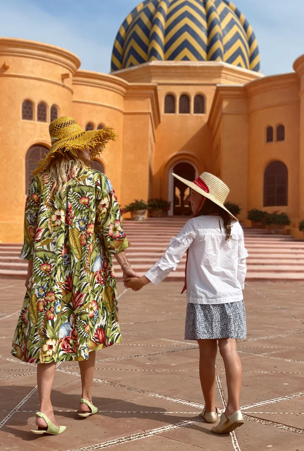 Swing Coat Knee Length - Botanicals