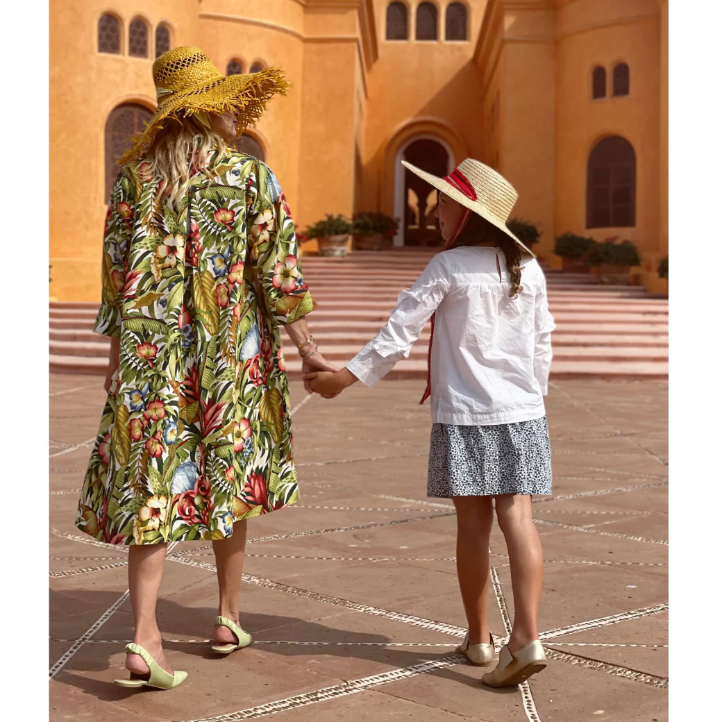 Swing Coat Knee Length - Botanicals - Image 9