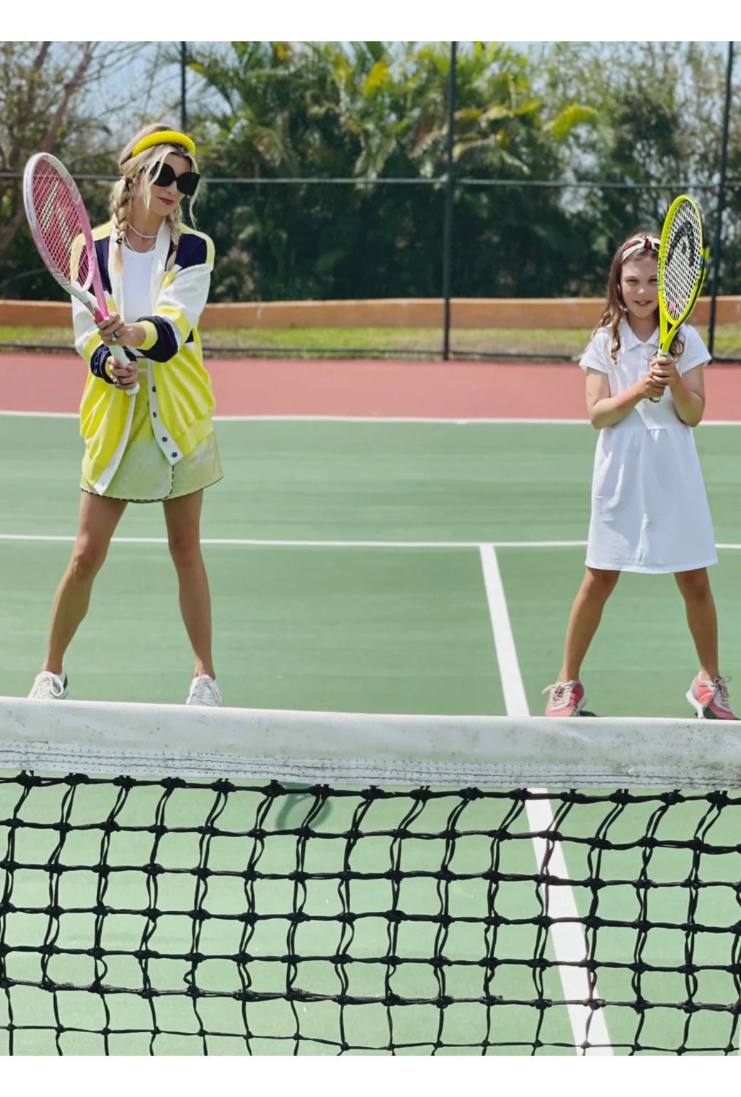 Tennis Cardigan - Yellow Colorblock - Image 3
